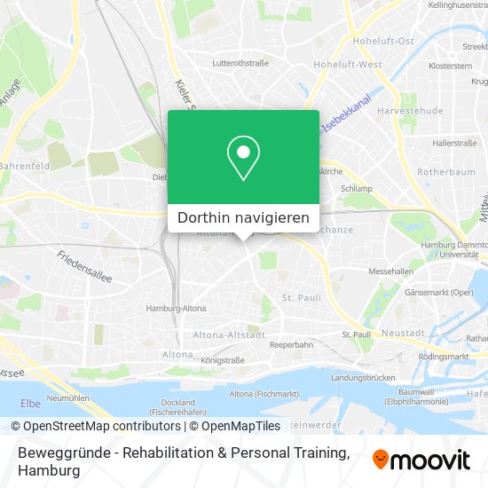 Beweggründe - Rehabilitation & Personal Training Karte