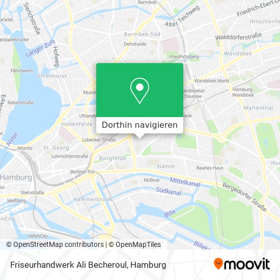 Friseurhandwerk Ali Becheroul Karte
