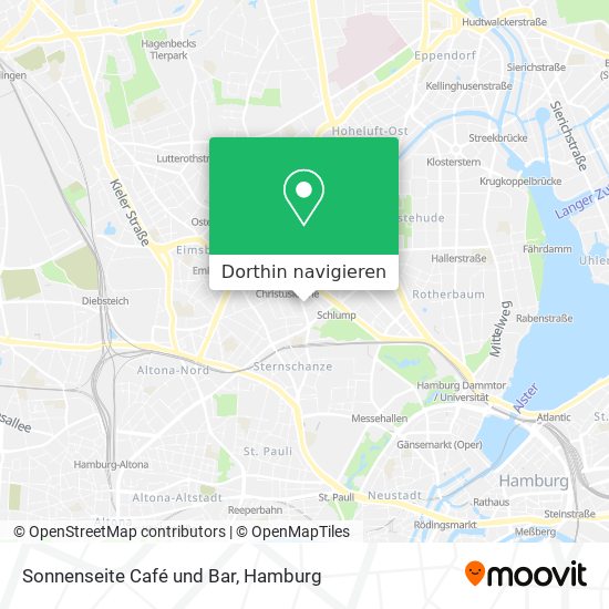 Sonnenseite Café und Bar Karte