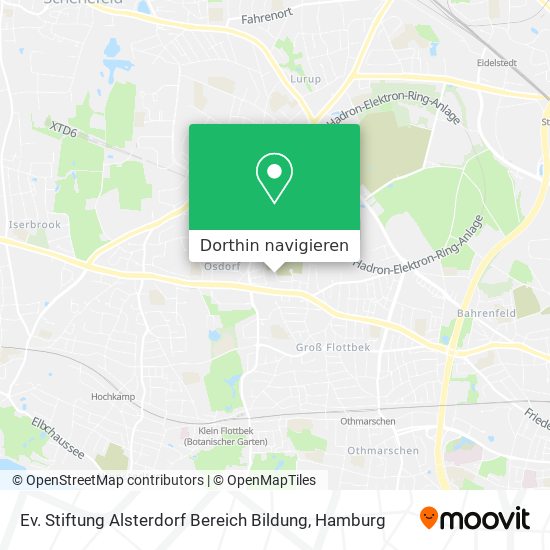 Ev. Stiftung Alsterdorf Bereich Bildung Karte