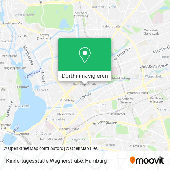 Kindertagesstätte Wagnerstraße Karte
