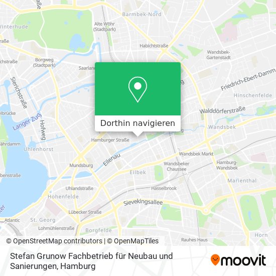 Stefan Grunow Fachbetrieb für Neubau und Sanierungen Karte