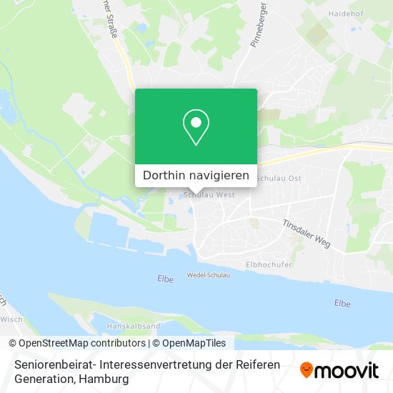 Seniorenbeirat- Interessenvertretung der Reiferen Generation Karte