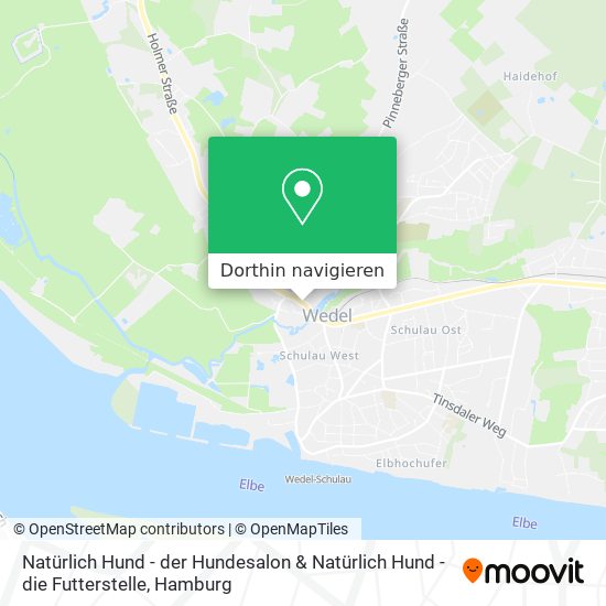 Natürlich Hund - der Hundesalon & Natürlich Hund - die Futterstelle Karte