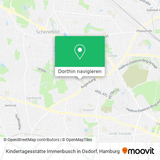 Kindertagesstätte Immenbusch in Osdorf Karte