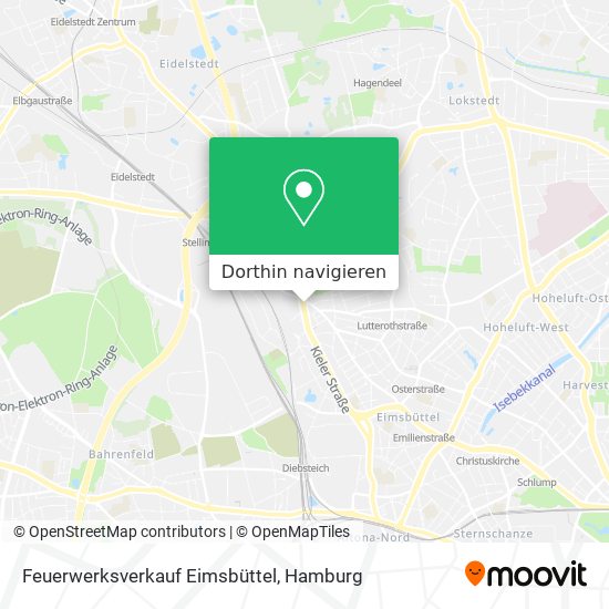 Feuerwerksverkauf Eimsbüttel Karte