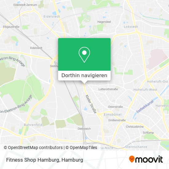 Fitness Shop Hamburg Karte