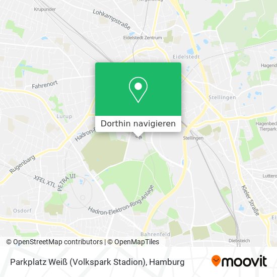 Parkplatz Weiß (Volkspark Stadion) Karte