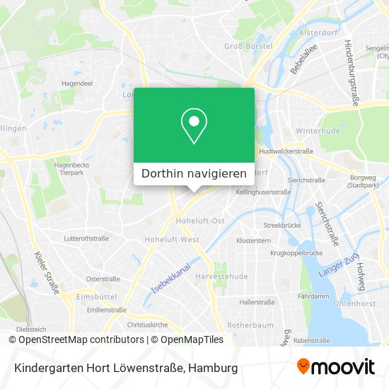 Kindergarten Hort Löwenstraße Karte