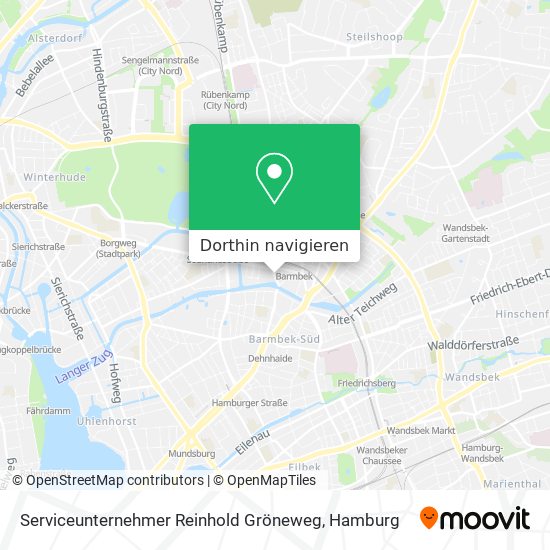 Serviceunternehmer Reinhold Gröneweg Karte