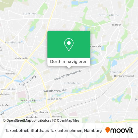 Taxenbetrieb Statthaus Taxiunternehmen Karte