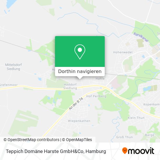Teppich Domäne Harste GmbH&Co Karte