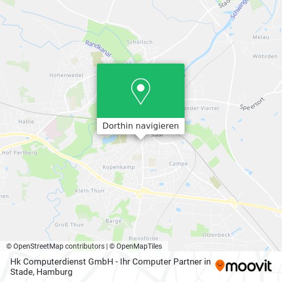 Hk Computerdienst GmbH - Ihr Computer Partner in Stade Karte