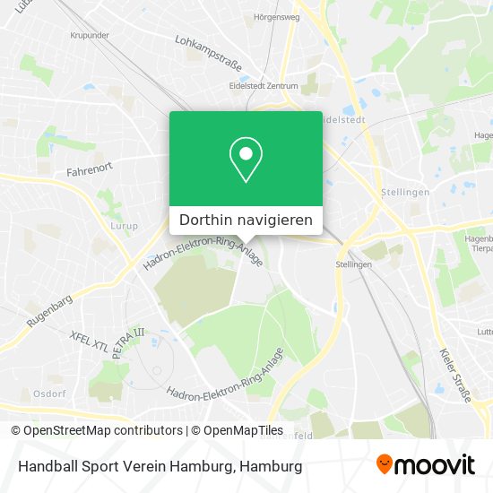 Handball Sport Verein Hamburg Karte