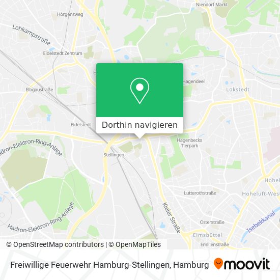 Freiwillige Feuerwehr Hamburg-Stellingen Karte