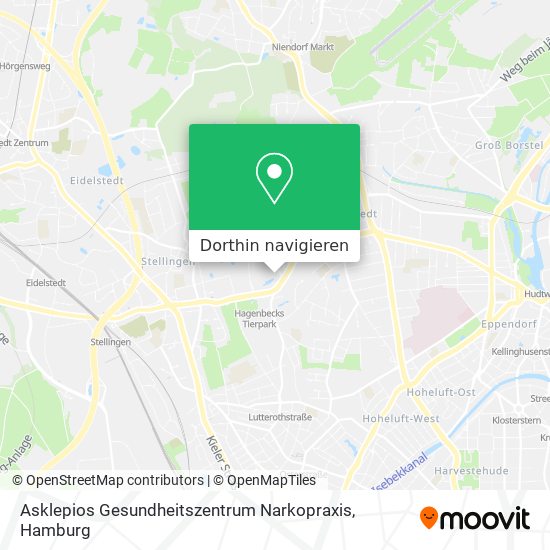 Asklepios Gesundheitszentrum Narkopraxis Karte