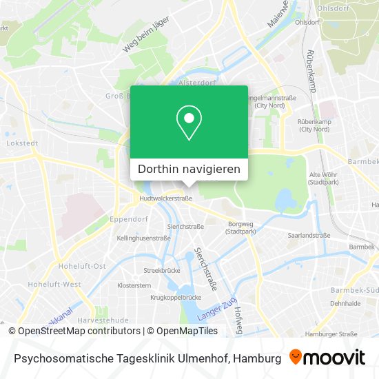 Psychosomatische Tagesklinik Ulmenhof Karte