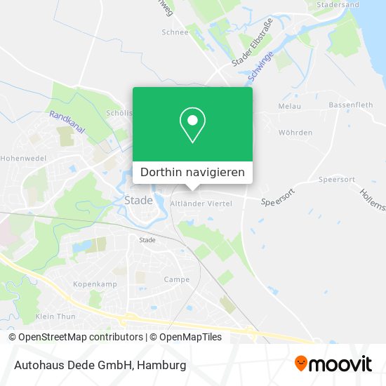 Autohaus Dede GmbH Karte