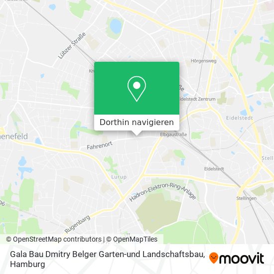 Gala Bau Dmitry Belger Garten-und Landschaftsbau Karte