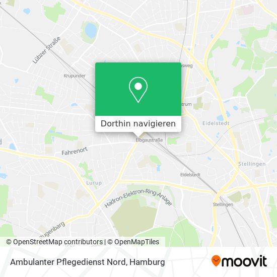 Ambulanter Pflegedienst Nord Karte