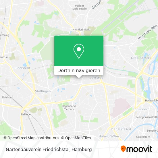 Gartenbauverein Friedrichstal Karte