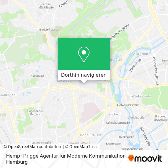 Hempf Prigge Agentur für Moderne Kommunikation Karte