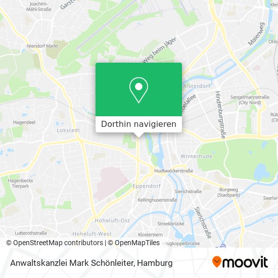 Anwaltskanzlei Mark Schönleiter Karte