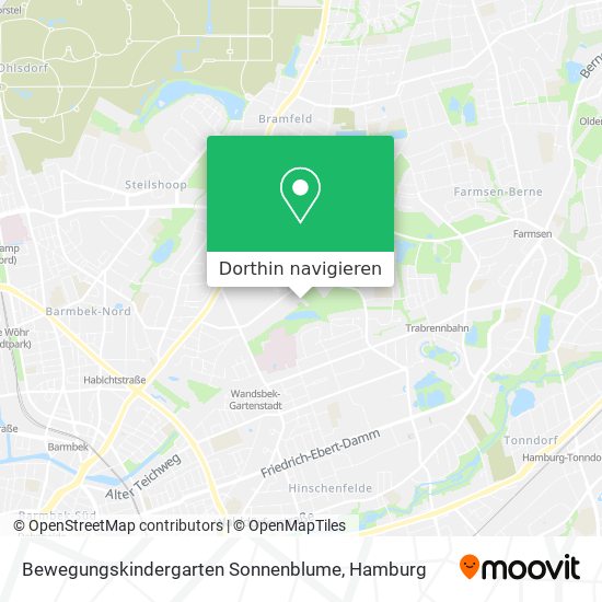 Bewegungskindergarten Sonnenblume Karte