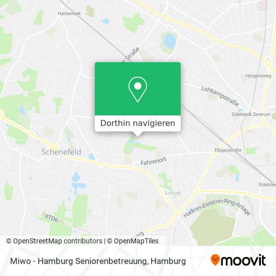 Miwo - Hamburg Seniorenbetreuung Karte