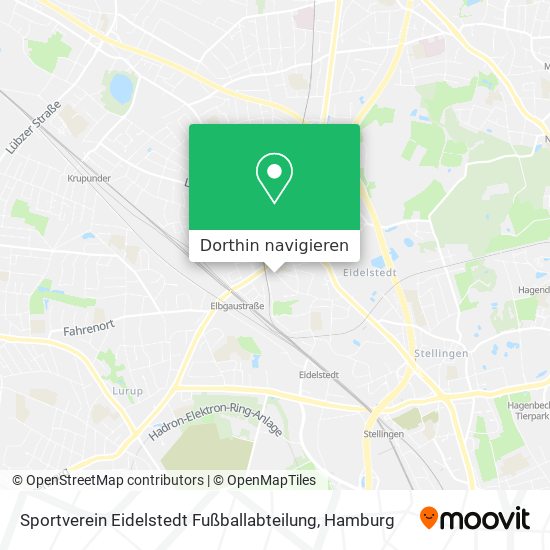 Sportverein Eidelstedt Fußballabteilung Karte