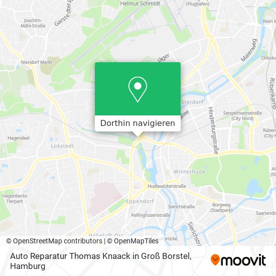 Auto Reparatur Thomas Knaack in Groß Borstel Karte