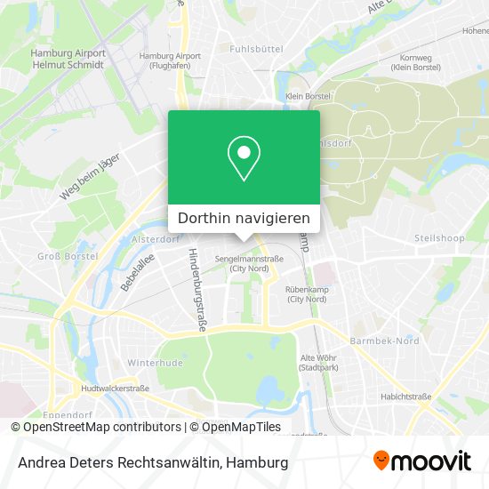 Andrea Deters Rechtsanwältin Karte