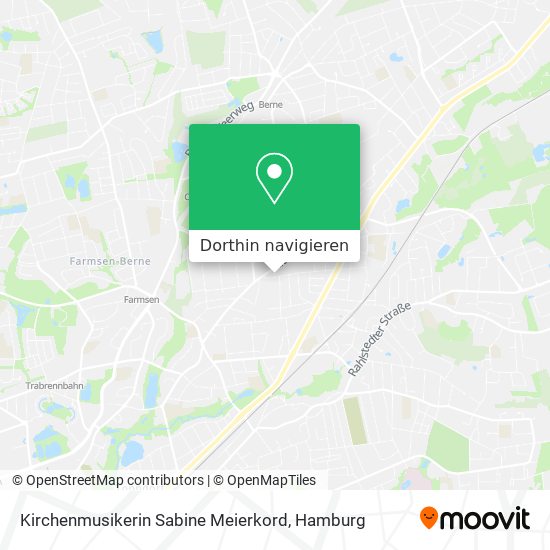 Kirchenmusikerin Sabine Meierkord Karte