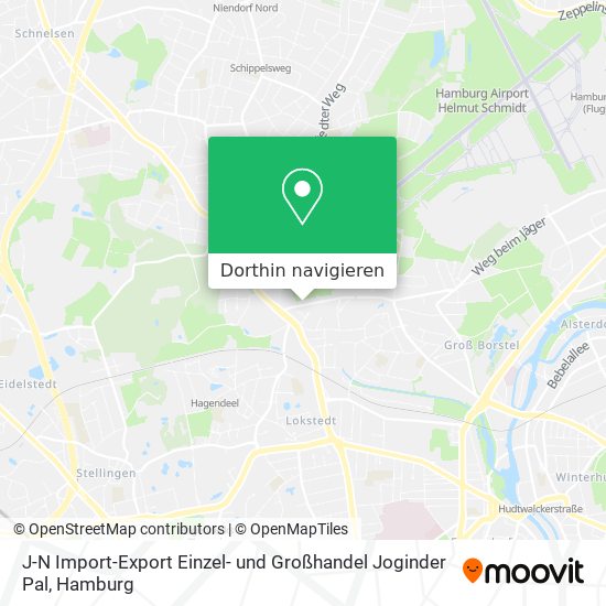 J-N Import-Export Einzel- und Großhandel Joginder Pal Karte