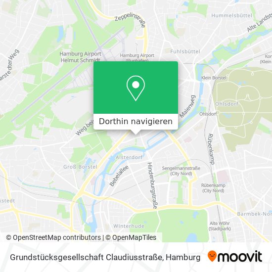 Grundstücksgesellschaft Claudiusstraße Karte