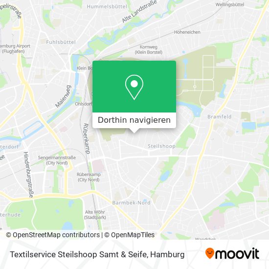 Textilservice Steilshoop Samt & Seife Karte