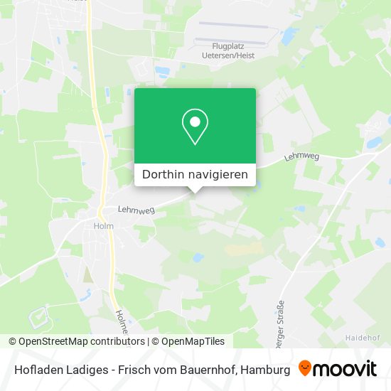 Hofladen Ladiges - Frisch vom Bauernhof Karte
