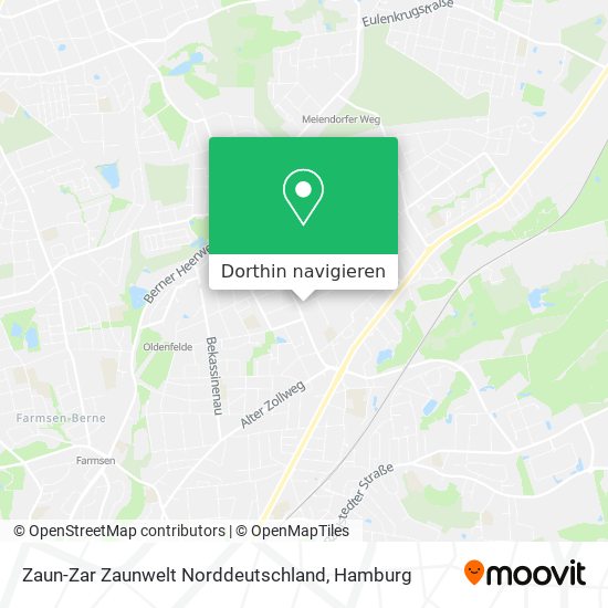 Zaun-Zar Zaunwelt Norddeutschland Karte