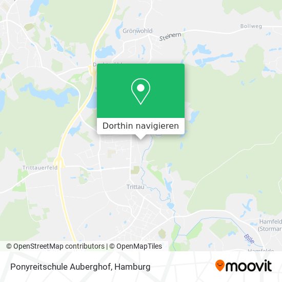Ponyreitschule Auberghof Karte
