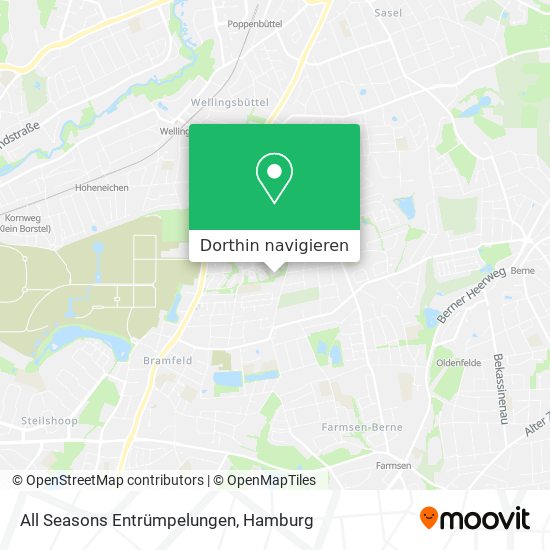 All Seasons Entrümpelungen Karte