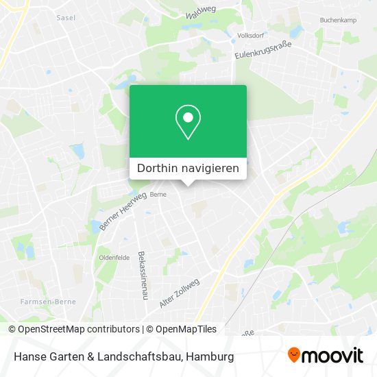Hanse Garten & Landschaftsbau Karte