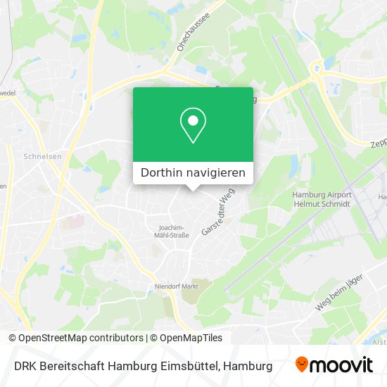 DRK Bereitschaft Hamburg Eimsbüttel Karte