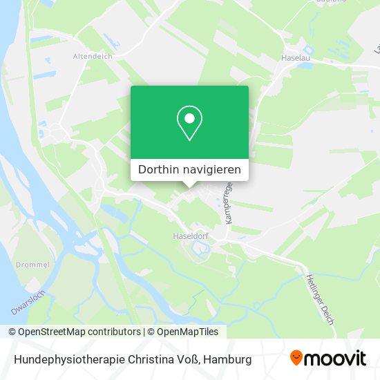 Hundephysiotherapie Christina Voß Karte