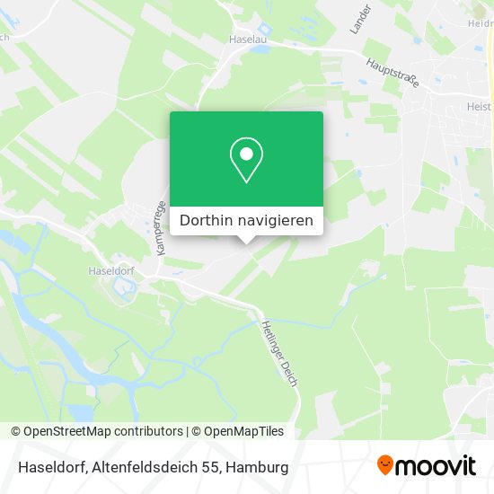 Haseldorf, Altenfeldsdeich 55 Karte