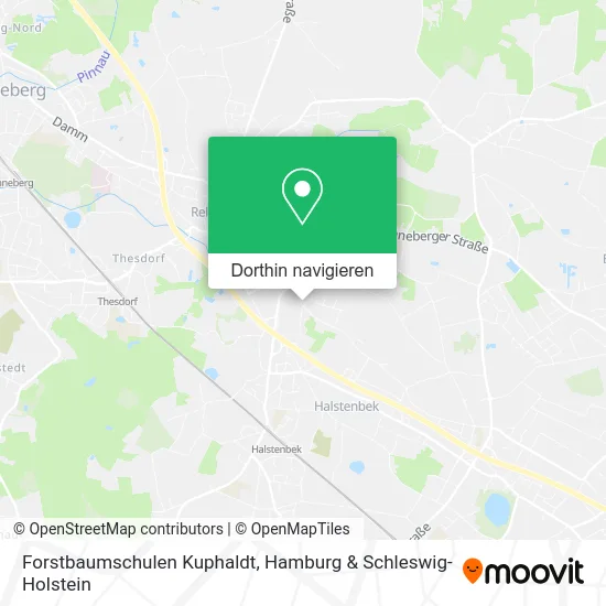 Forstbaumschulen Kuphaldt Karte