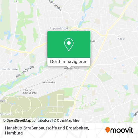 Hanebutt Straßenbaustoffe und Erdarbeiten Karte