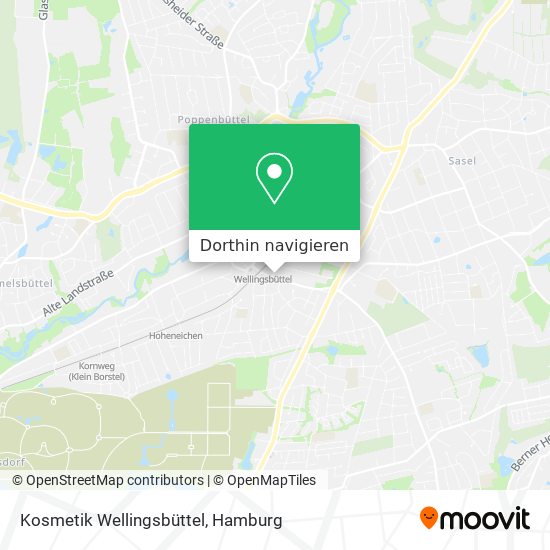 Kosmetik Wellingsbüttel Karte