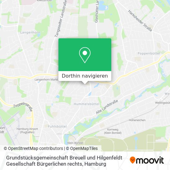 Grundstücksgemeinschaft Breuell und Hilgenfeldt Gesellschaft Bürgerlichen rechts Karte