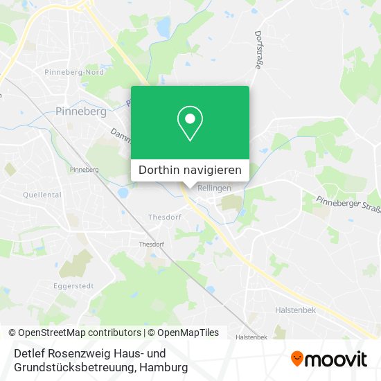 Detlef Rosenzweig Haus- und Grundstücksbetreuung Karte