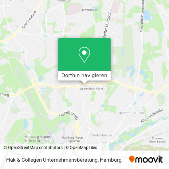 Flak & Collegen Unternehmensberatung Karte